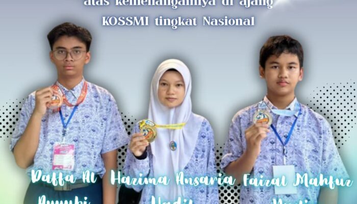 SMPN 1 Padang Cetak Juara Nasional, Raih Emas hingga Perunggu di KOSSMI