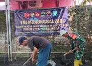 Satgas TMMD dan Warga Kompak Kerjakan Program TNI Manunggal Air di Desa Krangean