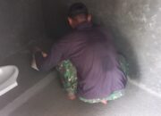 Di Tengah Pembangunan TMMD, MCK Milik Kasno Mulai Berdiri Layak dan Nyaman