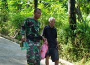 Sigap Membantu di Usia Senja, Rusman Temani Semangat Gotong Royong TMMD di Krangean