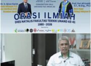 Fakultas Teknik UNAND Gelar Orasi Ilmiah Dies Natalis ke-41, Perkuat Akselerasi Menuju Institusi Unggul dan Berdampak