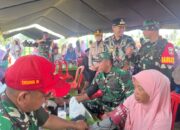 Irdam IV/Diponegoro dan Bupati Purbalingga Ikut Cek Kesehatan Gratis Bersama Warga di Penutupan TMMD