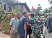 Suasana Haru Warnai Perpisahan Warga dan Satgas TMMD di Desa Krangean