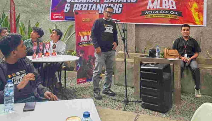 Rudi Horizon Resmi Buka Turnamen MLBB ESI Kota Solok, Siapkan Atlet Andalan Porprov