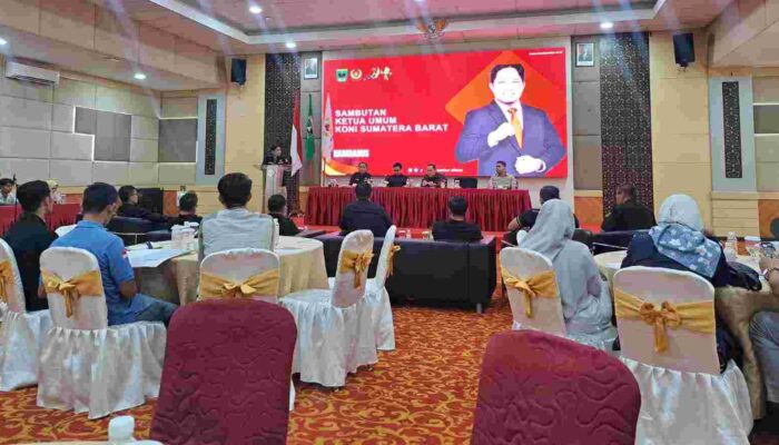 Rakor KONI Sumbar Sepakati Porprov 2026 Tetap Digelar, Meski Anggaran Daerah Terbatas