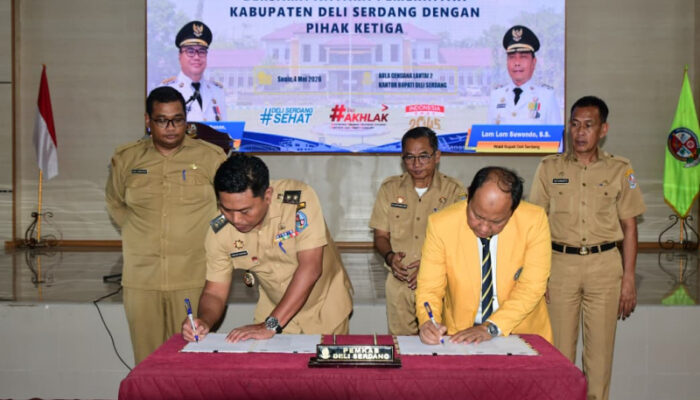 Perkuat Kolaborasi Strategis, UNP Teken MoU dengan Pemerintah Kabupaten Deli Serdang