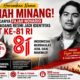 Harumkan Nama Ranah Minang! Logo Karya Fajar Novario Asal Padang Resmi Jadi Identitas HUT Ke-81 RI