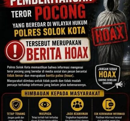 Fakta di Balik Teror Pocong yang Heboh di Kota Solok, Polisi Ungkap Kebenarannya