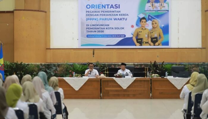 Ribuan PPPK Paruh Waktu Kota Solok Dibekali Nilai-Nilai ASN, Ini Pesan Wawako Suryadi