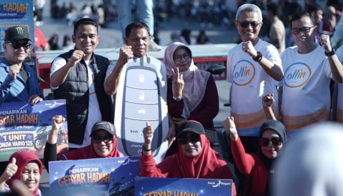 Gebyar Undian Sikoci Bank Nagari Meriahkan Car Free Day Kota Solok, Wali Kota Serahkan Apresiasi kepada Nasabah