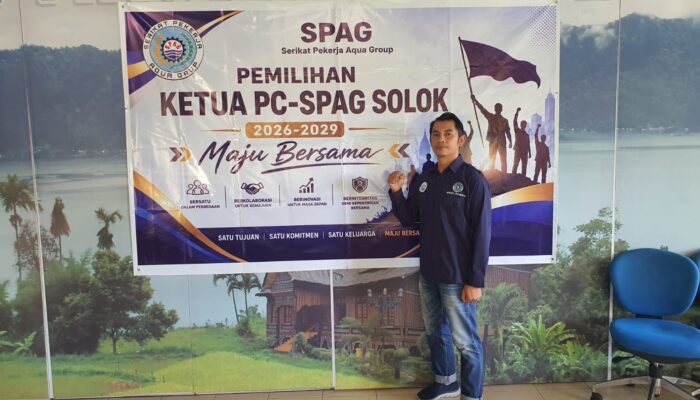 Dilantik Sebagai Ketua SPAG Aqua Solok, Hengki Pransisco Usung Semangat Kebersamaan