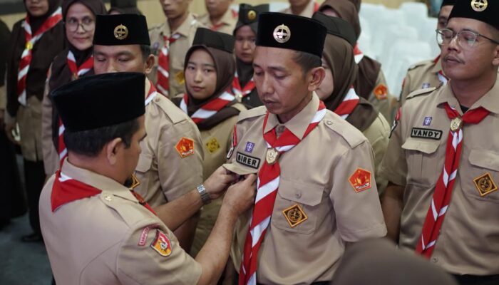 Wakil Bupati Solok Kukuhkan Saka Pramuka Yogaswara KPU, Siapkan Generasi Muda Berintegritas