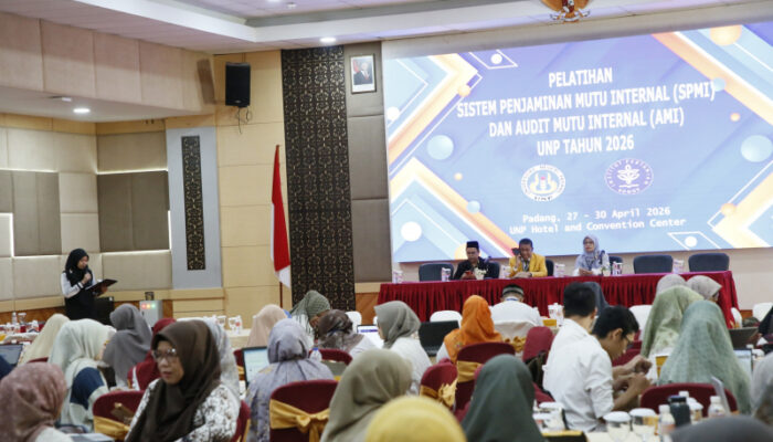 Tingkatkan Kapasitas Auditor, UNP Selenggarakan Pelatihan SPMI dan Audit Mutu Internal 2026