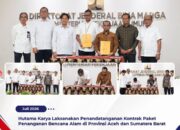 Hutama Karya Resmi Garap Paket Penanganan Bencana di Aceh dan Sumbar