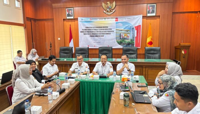 Monev Semester I 2026, Bawaslu Sumbar Catat Serapan Anggaran 64 Persen