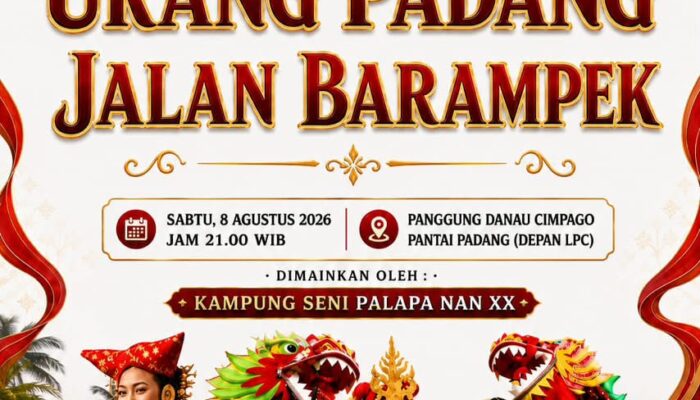 Tari Kolosal “Urang Padang Jalan Barampek” Siap Semarakkan Padang Harmoni Festival HJK ke-357