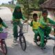 Senyum Ceria Anak-Anak Kesongo, Menyusuri Jalan Baru Hasil TMMD 129 Bojonegoro
