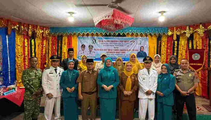 Camat Bukik Sundi Resmi Berganti, Maifendri Dilantik Pimpin Kecamatan, Ketua TP-PKK Bukik Sundi Juga Dilantik