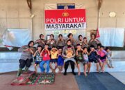 Polwan Polresta Padang Lakukan Trauma Healing Bagi Anak-Anak di Wilayah Siteba