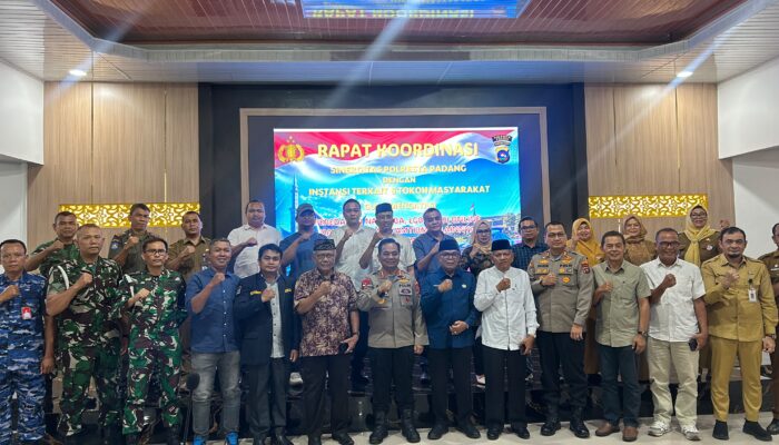 Polresta Padang Perkuat Sinergitas Bersama Instansi Terkait dan Tokoh Masyarakat, Bahas Penanganan Gangguan Kamtibmas