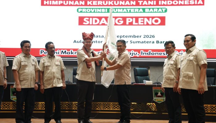Evi Yandri Rajo Budiman Resmi Pimpin DPD HKTI Sumbar Periode 2026–2031