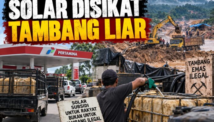 Solar Disikat Tambang Liar
