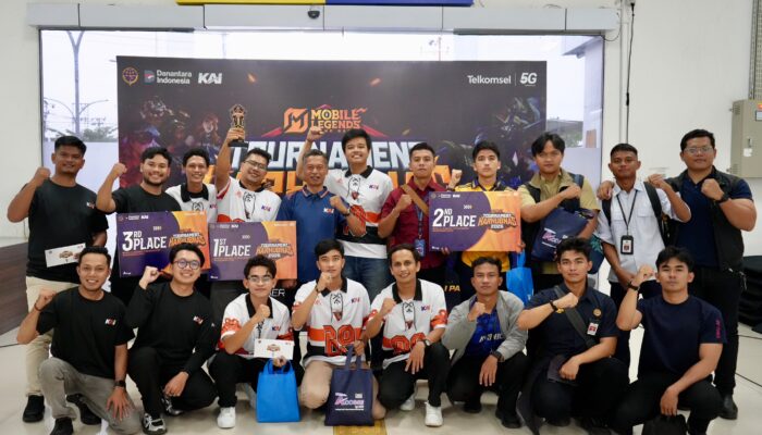 Tim Lambut KAI Divre II Sumbar Juara Tournament E-Sport Harhubnas 2026, Perkuat Sinergi Insan Transportasi Sumatera Barat