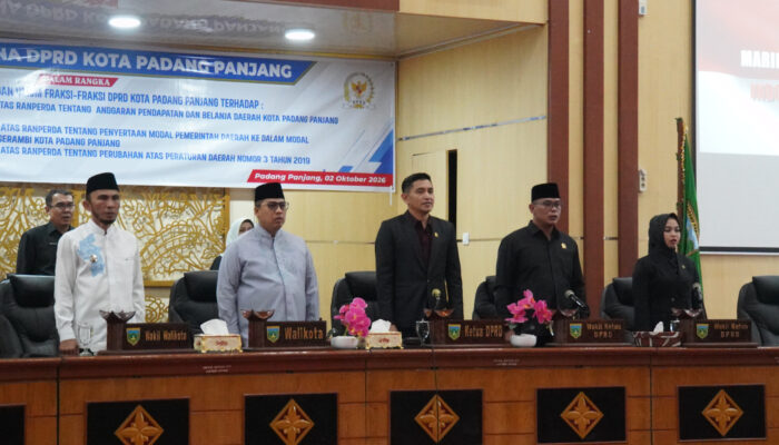 Layanan Air Minum Jadi Sorotan, DPRD Padang Panjang Bahas Penyertaan Modal untuk Tirta Serambi