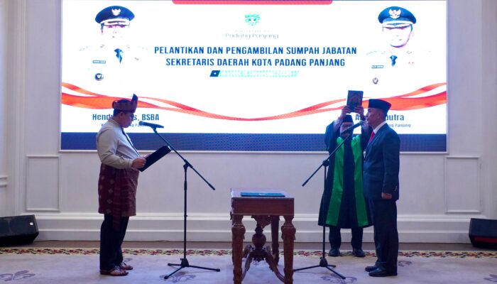Dari Pemprov Sumbar ke Padang Panjang, Doni Hendra Dipercaya Pimpin Birokrasi Kota