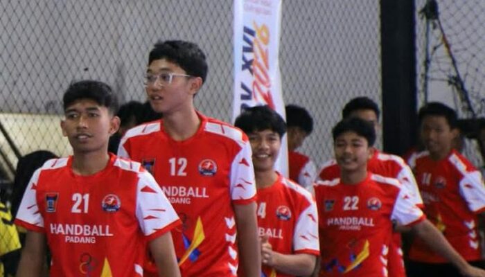 Tim Bola Tangan Putra-Putri Kota Padang Lolos Semifinal Porprov XVI Sumbar