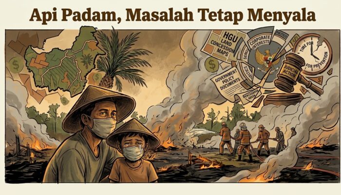 Api Padam, Masalah Tetap Menyala: Politik Karhutla Kalimantan dan Absennya Pencegahan