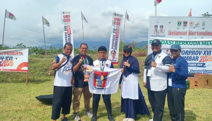 Padang Juara Umum Berkuda Memanah Porprov Sumbar XVI, Borong 11 Emas
